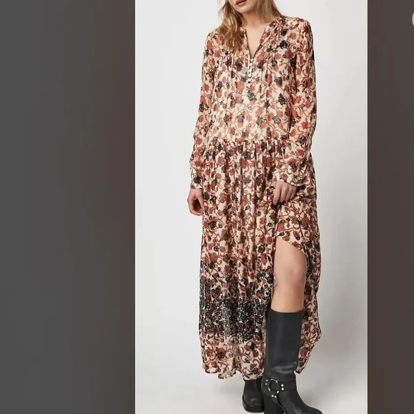 free people see it through floral maxi dress Free People Bluebell Maxi Dress – Josie's Boutique